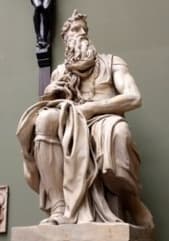 モーゼ像(石膏複製)